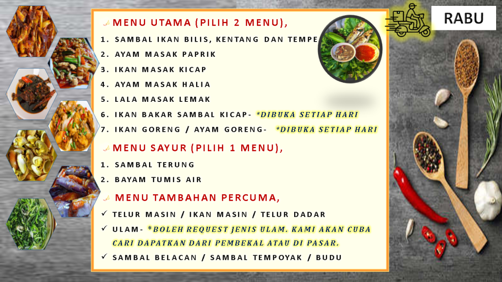penghantaran-mangkuk-tingkat-lunch-dinner-food-delivery-fast-menu-terbaru-latest-menu-delirich