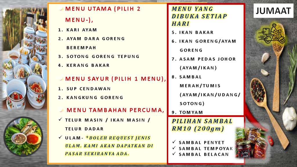 penghantaran-mangkuk-tingkat-lunch-dinner-food-delivery-fast-menu-terbaru-latest-menu-delirich