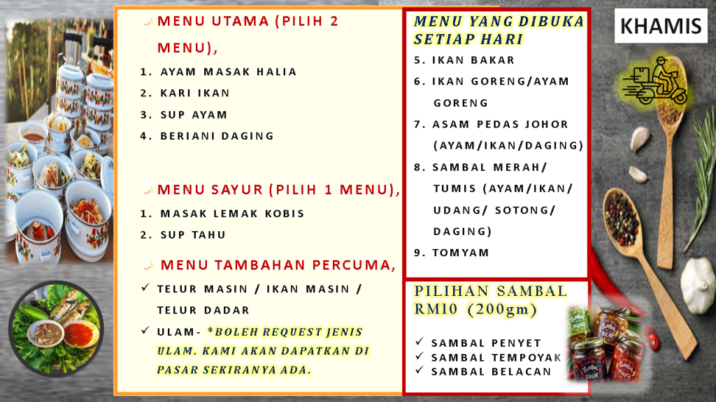 penghantaran-mangkuk-tingkat-lunch-dinner-food-delivery-fast-menu-terbaru-latest-menu-delirich