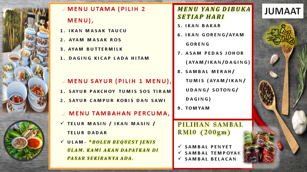 penghantaran-mangkuk-tingkat-lunch-dinner-food-delivery-fast-menu-terbaru-latest-menu-delirich