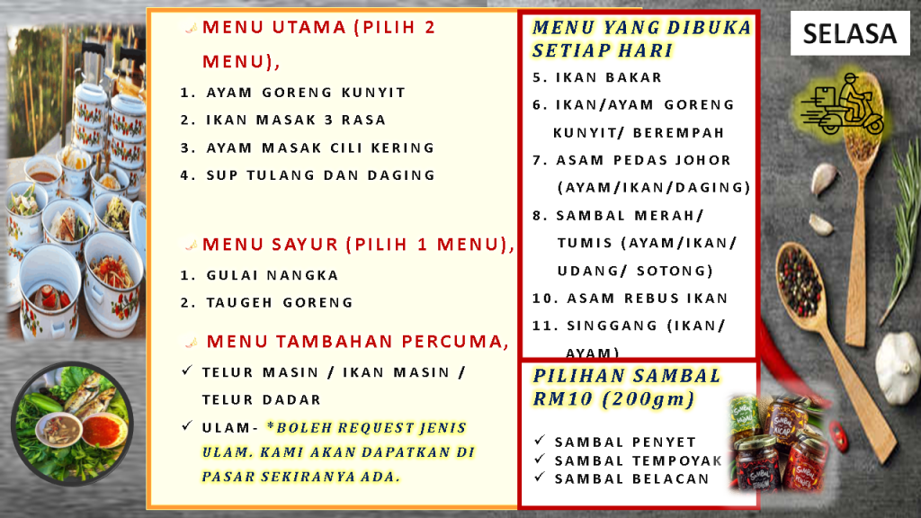 penghantaran-mangkuk-tingkat-lunch-dinner-food-delivery-fast-menu-terbaru-latest-menu-delirich