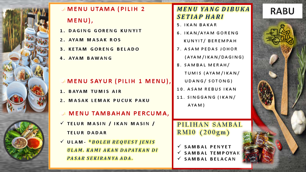penghantaran-mangkuk-tingkat-lunch-dinner-food-delivery-fast-menu-terbaru-latest-menu-delirich
