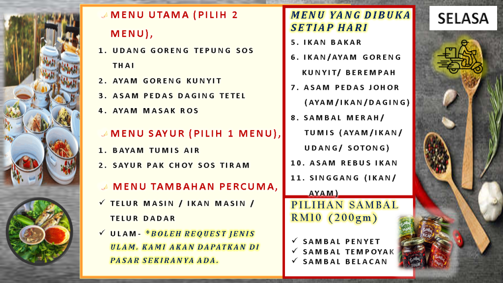 penghantaran-mangkuk-tingkat-lunch-dinner-food-delivery-fast-menu-terbaru-latest-menu-delirich