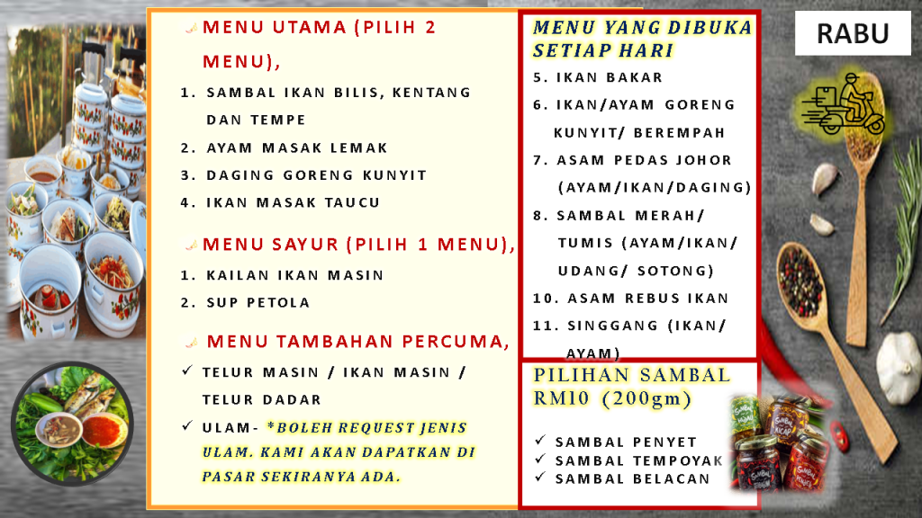 penghantaran-mangkuk-tingkat-lunch-dinner-food-delivery-fast-menu-terbaru-latest-menu-delirich